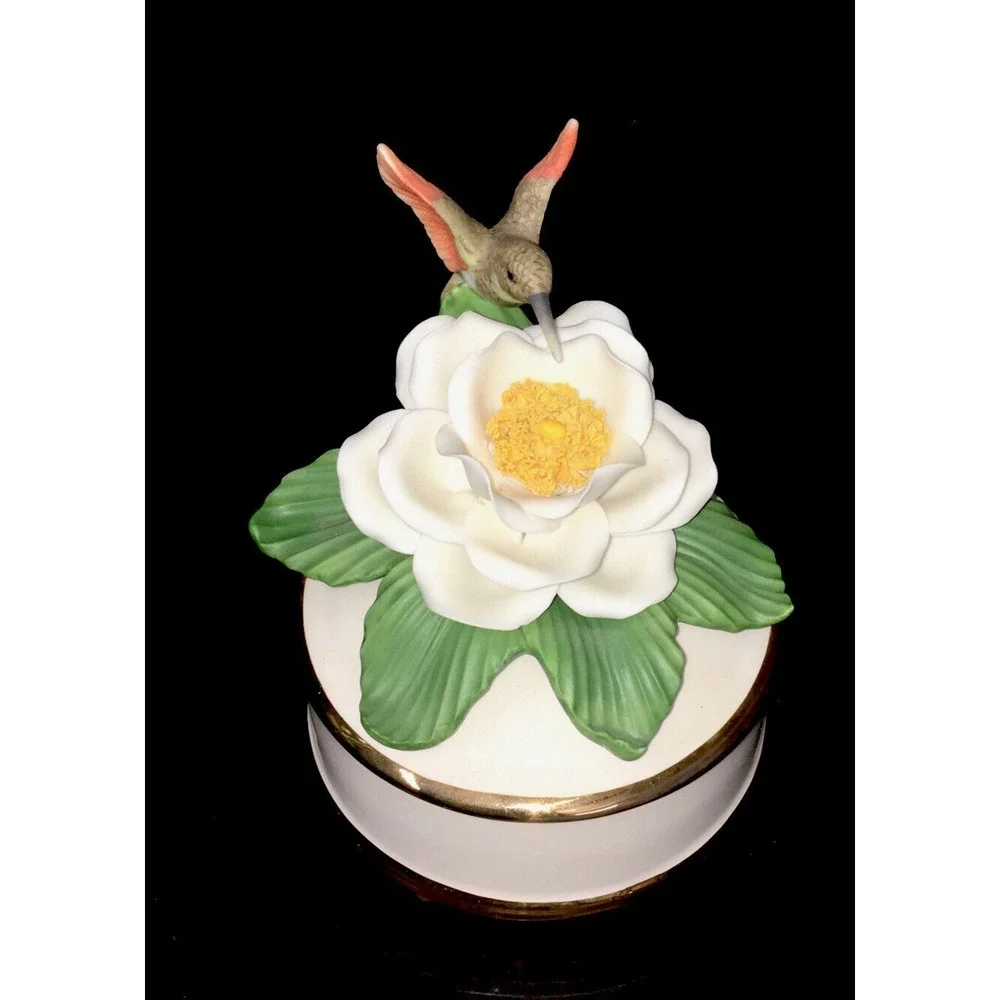 Hummingbird Flower Music Box - Works